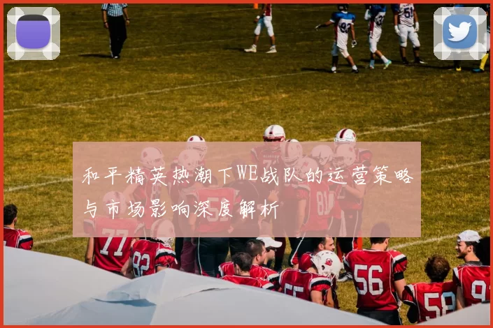和平精英热潮下WE战队的运营策略与市场影响深度解析