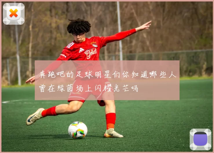 奔跑吧的足球明星们你知道哪些人曾在绿茵场上闪耀光芒吗